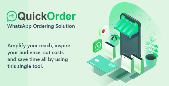 WhatsApp 订购 SaaS – WhatsApp Food – QuickOrder Pro （SAAS）