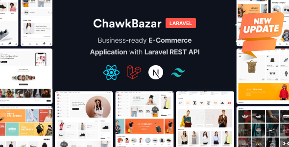 ChawkBazar Laravel – React， Next， 具有多供应商的 REST API 电子商务