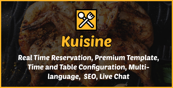 Kuisine – 多语言餐厅预订平台