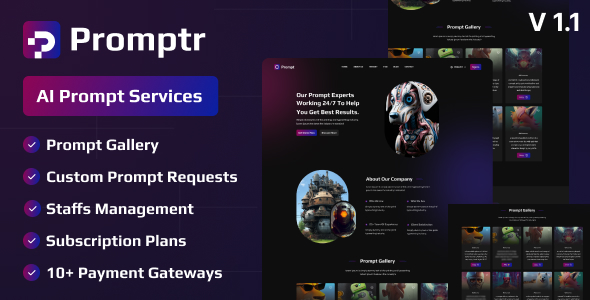 Promptr – 基于订阅的 AI Prompt 服务