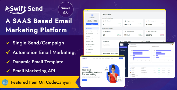 Swift Send – 电子邮件营销和活动管理（基于 SAAS）