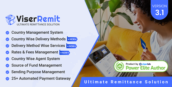 ViserRemit – 终极汇款解决方案