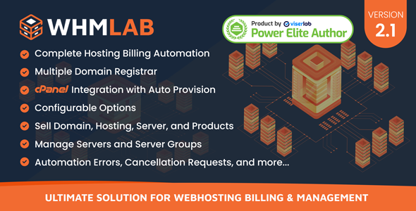 WHMLab – 虚拟主机计费和管理的终极解决方案