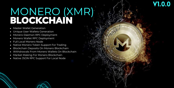 Monero （XMR） Blockchain for Ecosystem Addon