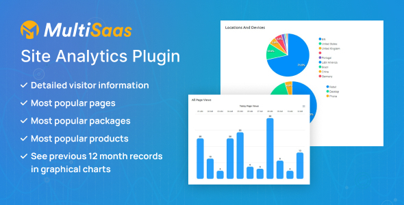 Site Analytics 插件 – MultiSaas – Multi-Tenancy Multipurpose Website Builder （SAAS）