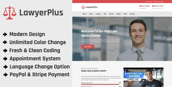 LawyerPlus – 在线律师预约管理 CMS