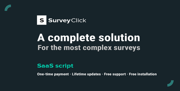 SurveyClick – SaaS 调查生成器