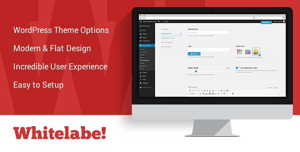 Whitelabel WordPress 主题和插件选项面板