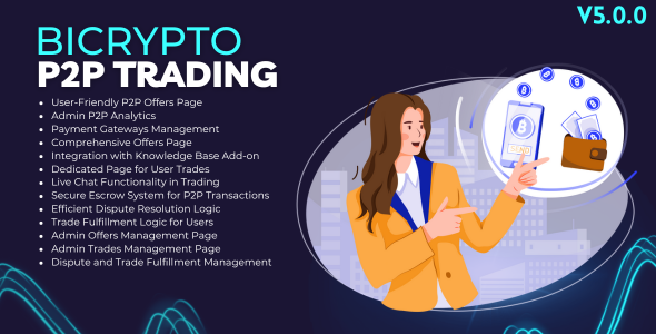 Bicrypto 的 P2P 交易插件 – P2P、实时聊天、优惠、适度、托管、争议、评论