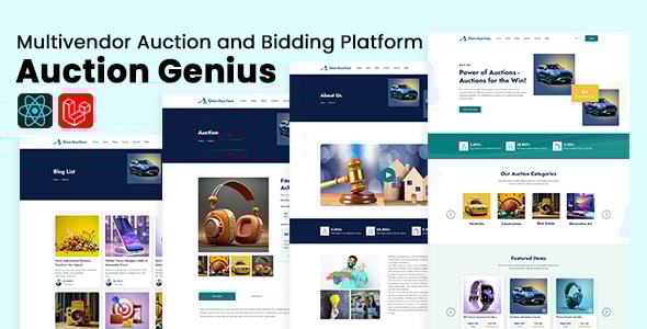 Auction Genius – 多供应商拍卖和竞价平台