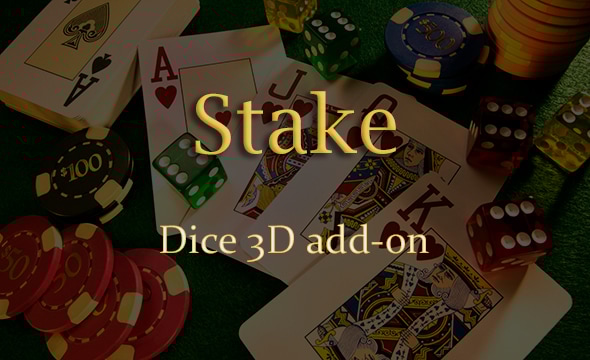 1Stake Casino iGaming Platform 的 Dice 3D 附加组件