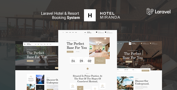 Miranda – Laravel酒店度假村多语言预订系统
