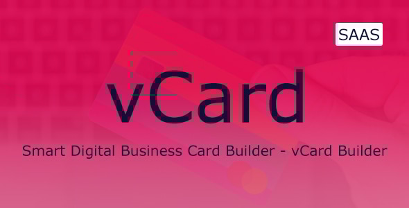 vCard SaaS – 数字名片生成器