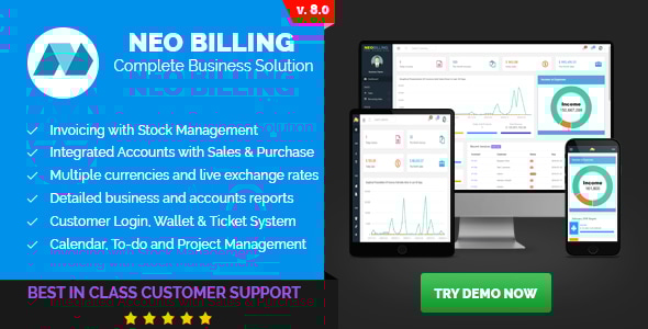 Neo Billing – 会计、发票和 CRM 软件