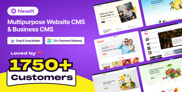 Nexelit – 多用途网站CMS和商务CMS