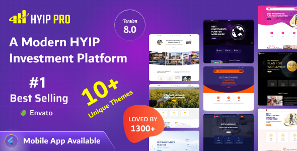 HYIP PRO – 现代高回报投资投资平台