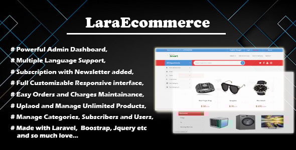 LaraEcommerce – 现代在线业务