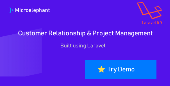 Microelephant – 使用Laravel构建的CRM和项目管理系统