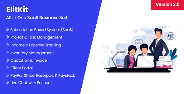 ElitKit – 多合一 SaaS 业务软件