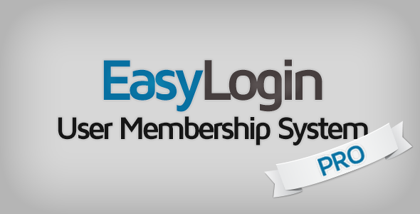 EasyLogin Pro – 用户会员系统