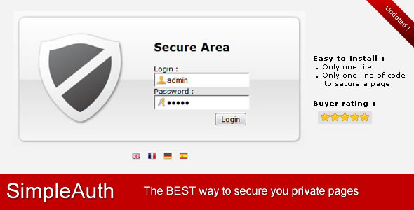 SimpleAuth ： 非常简单的安全登录系统