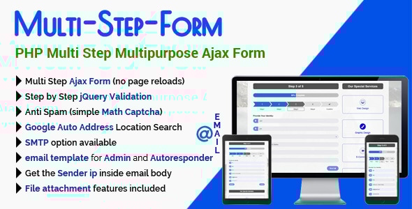 Multi-Step-Form – PHP 多步骤多用途 Ajax 表单