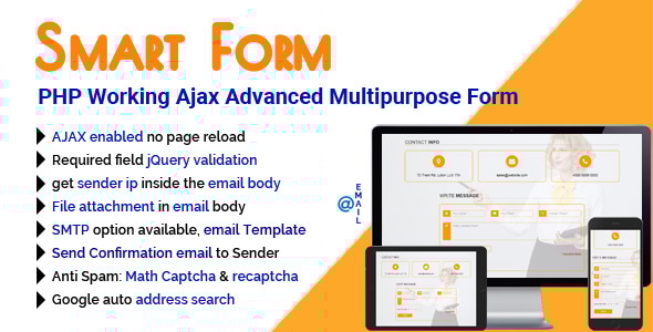 SmartForm – PHP Working Ajax 高级多用途表单