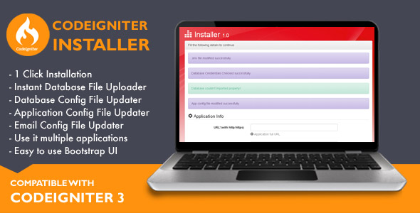 Codeigniter 应用程序的安装程序
