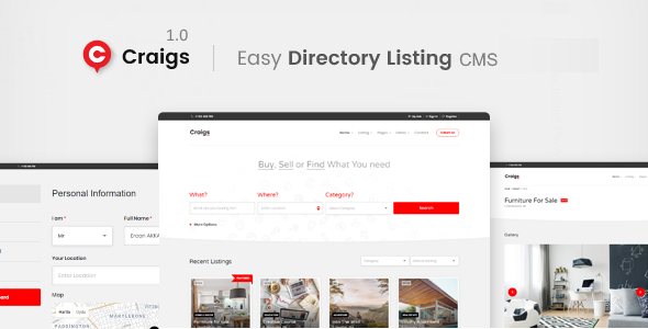 Craigs – 分类广告 CMS 主题