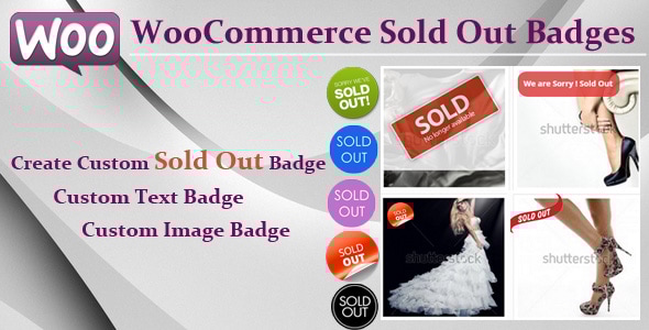 WooCommerce 售罄徽章