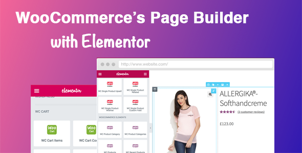 DHWC Elementor – 使用 Elementor 的 WooCommerce 页面构建器