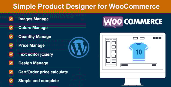 WooCommerce 的简单产品设计师