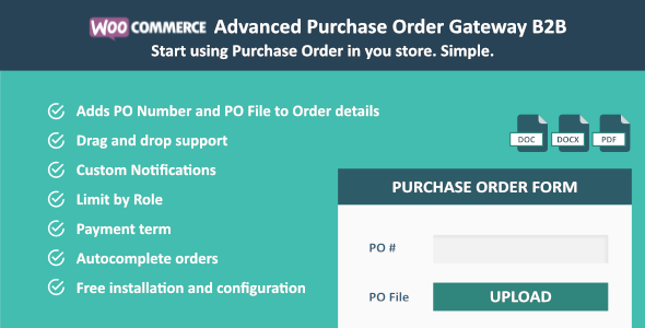 WooCommerce 采购订单网关 B2B