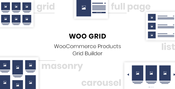 WooCommerce 产品网格构建器 – 商店页面的可视化页面构建器