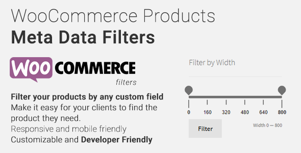 WooCommerce 产品元数据过滤器