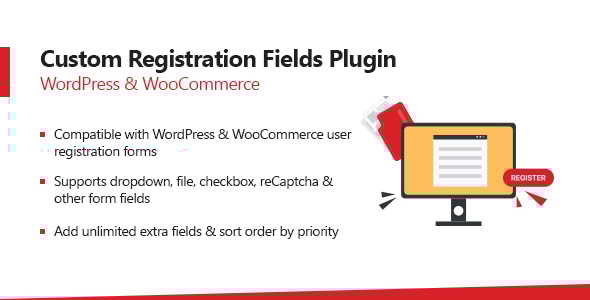 WooCommerce 自定义注册字段插件