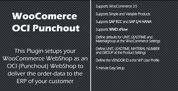 WooCommerce SAP OCI 打孔
