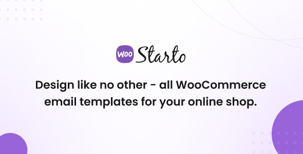 Starto – WooCommerce 响应式电子邮件模板