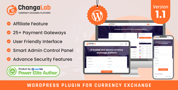 ChangaLab – 货币兑换 WordPress 插件