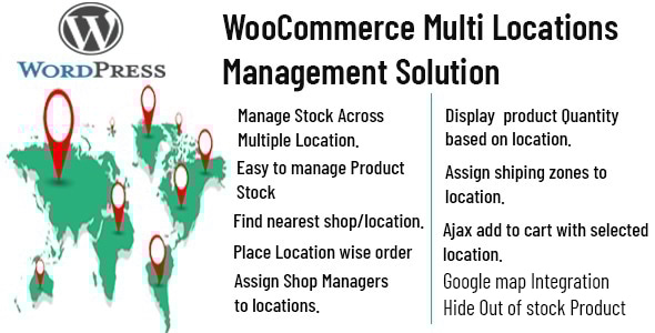 WooCommerce 多地点管理解决方案
