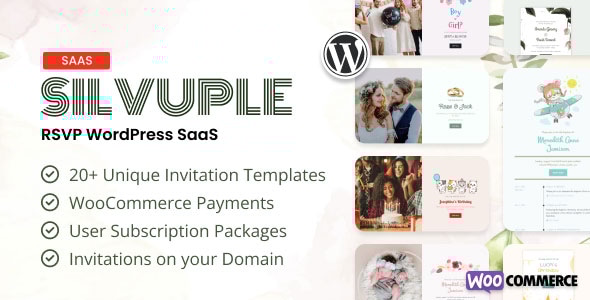 Silvuple – 在线邀请函制作器 SaaS