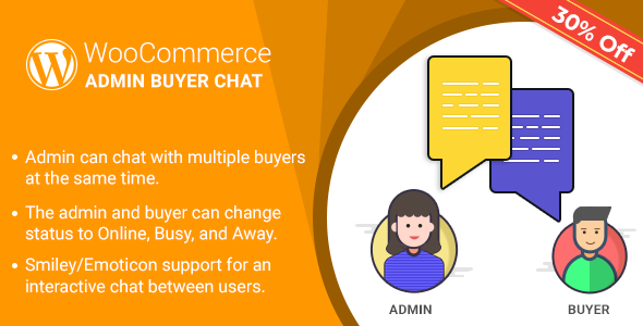 WordPress WooCommerce 管理员买家聊天插件
