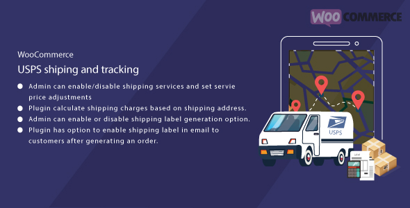 WordPress WooCommerce USPS 运输打印标签和跟踪