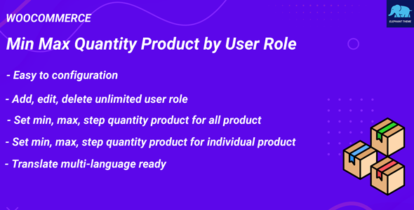 WooCommerce 按用户角色划分的最小产品数量