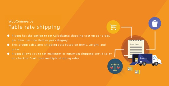 WordPress WooCommerce 表格费率运输