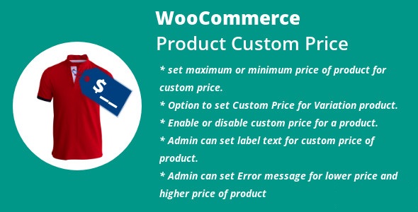 WordPress WooCommerce 产品自定义价格