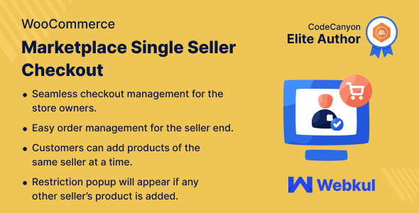 WooCommerce Marketplace 单一卖家结帐