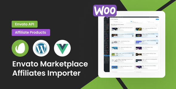 WooCommerce Envato 附属公司导入器