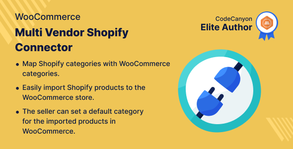 WooCommerce 多供应商 Shopify 连接器
