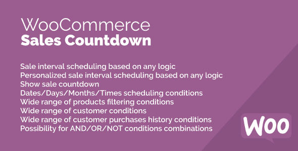 WooCommerce 的销售倒计时